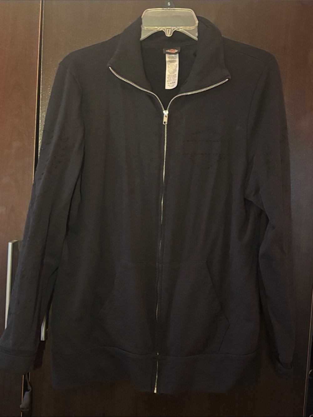Harley-Davidson Black Lightweight Full-Zip Shirt Jacket